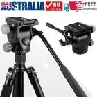 Professional Video Camera Tripod Head Hydraulic Fluid Drag Pan Head Fit