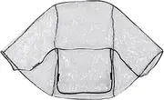 Baby Stroller Rain Cover, Travel Universal Transparent Clear Pushchair Buggy Pram Waterproof Windproof Cover Canopy Wind Weather Shield for Protector