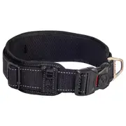 Rogz Classic Reflective Dog Collar Padded Black XXL