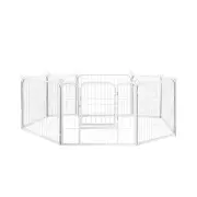 PaWz 8 Panel 24'' Pet Dog Playpen Puppy Exercise Cage Enclosure Fence Metal