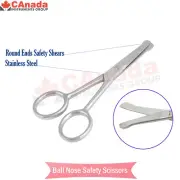 4" Ball Nose Safety Dog Grooming Scissors Ears Eyes Paws