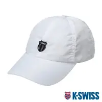 在飛比找蝦皮商城優惠-K-SWISS Performance Cap排汗運動帽-白