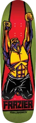 Powell Peralta Frazier Yellow Man 2 Dk-9.5x32.12 Green Stain DECK ONLY