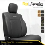 SIGNATURE SERIES Front Row Seat Covers - Nissan Patrol Y62 - Ti-L (MY24+) (Made To Order)