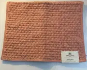 Bee & Willow Home 20" x 33" Basketweave Bath Rug Mat in Cafe Cream Free Shipping