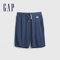 在飛比找蝦皮商城優惠-Gap 男童裝 時尚網面綁帶運動短褲-藍色(664159)