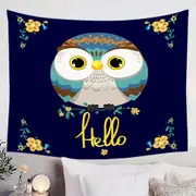 Hello Kids form a Cute Little Owl Tapestry