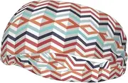 [CADREWY] Zig Zag Lines Print Stylish Sports Sweatband Stretchy Breathable and Moisture Wicking Headband for Gym
