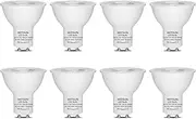 GU10 LED Spotlight Bulbs 7W, Cool White 6000K, 700LM, 230V, No Flickering, Energy Saving Led Bulbs, Equivalent 50W GU10 Halogen Spot Light Bulbs, CRI>80, Non-Dimmable, 8 Pack