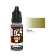 Green Stuff World Paint Wash Ink - Ancient Sepia (17ml) New