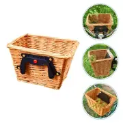 1pc Wicker Baskets large bike basket kids bicycles Bike Basket Bike