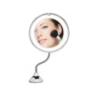 OZNALA 10X Magnifying Makeup Mirror With LED Light Cosmetic 360° Rotation Flexible AU