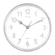Baxter Emory Wall Clock (Silver)