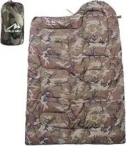 JIEBWCHA Multifunctional Camping Sleeping Bag, 220 * 70cm Cam o Sleeping Bags, Survival Sleep Ing Bag, With Compression Pocket With Shoulder Straps, Lightweight Waterproof, Hiking Camping Equipment