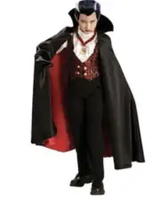 Rubie's Transylvanian Vampire Costume, Size 5-7 Kids New