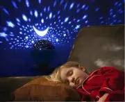 Stars and moon Light Kids Bedroom Sleep Night Sky Romantic Starry Projector Lamp