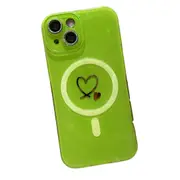 For Iphone 15 Love Magsafe Glitterjelly Tpu Phone Case