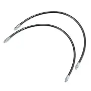 2 Pcs 31 Inch Universal 1/8" NPT Grease Gun Flex Hose - Trailer Flex Grease H...