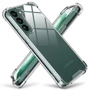 For Samsung S24 Ultra S23 FE S22 S21 S20 Note20 Shoockproof Clear TPU Case Cover