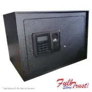 Grokk 0.8 Cu Ft Biometric Fingerprint Safe, Digital Lockbox w Keypad Remov Shelf