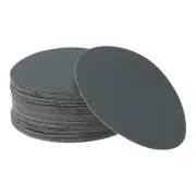 Sandpaper Round 125x125mm 400 Grit 50 Pcs Black Hook & Loop Sanding Sheets