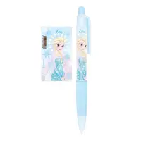在飛比找Yahoo奇摩購物中心優惠-小禮堂 迪士尼 冰雪奇緣 筆夾式抗壓自動鉛筆 (淺藍) 47