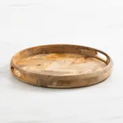 Salisbury & Co Grove Round Mango Wood Serving Tray 50x6cm