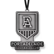 Port Adelaide Power AFL Metal Christmas Tree Ornament Decoration