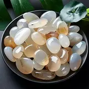 FUNAT Polished Pebble Beads for Vase Fillers Landscape Decoration, Decoration of Pebble Flowerpot Hydroponic Fish Tank