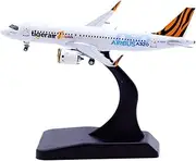 Pre-Built Model Aircraft 9CM Scale Finished Model Collectible Aircraft 1/400 for Tigerair Taiwan A320NEO B-50021 Airplane Miniature Miniature Airplane Model
