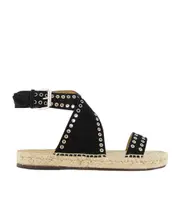 Open toe flat sandals 35,36,37,38 Black