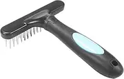 Dog Grooming Brush Ergonomic Pet Comb for Shedding Dematting Durable Skid Handle Comfortable Grooming Tool for Dogs Cats for Long Haired Pets