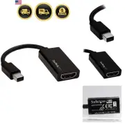 Mini DisplayPort to HDMI Adapter 4K 60Hz USB-C Compatible Video Converter