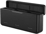 JOYSOG Action 5Pro Battery Charger for DJI Action 5 Pro Action Camera Battery Charging Storage Station with Misro SD Card Slots & USB Type C Cable