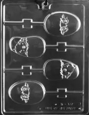 HATCHED ANIMAL EGG LOLLY MOLD chocolate candy molds