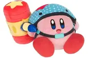 Sanei Boeki: Kirby and the Forgotten Land: All Star Collection Hammer Kirby 6 Inch Plush