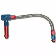 Russell Red/Blue -6AN to 3/8" Female NPT ProFlex Holley 4150 Dual Inlet Carb Kit