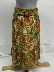 Cynthia Rowley Women’s XS Calypso Linen Blend Belted Skirt