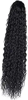 FOYTOKI Ponytail Extension Heat Resistant Drawstring Wavy Hairpiece for Women Natural Fluffy Synthetic Hair Accessory Comfortable Breathable Design Versatile Styling
