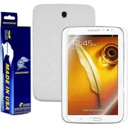 ArmorSuit Samsung Galaxy Note 8.0 Screen Protector + White Carbon Fiber Film USA