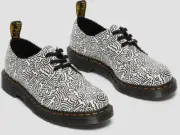 DR MARTENS KEITH HARING 1461 PRINTED LEATHER OXFORD SHOES