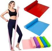 Resistance Exercise Bands, 2Pcs Exercise Elastic Straps for Yoga Pilates, Workout Strength Training Bands