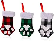 NAMOARLY Unique Cat Christmas Stocking Xmas Sock Pendant Bag Storage Bag for Boys and Girls Xmas Tree Decor