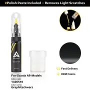 Touch Up Paint For Scania All Models 1426510 Graphitschwarz With Polish Paste