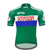 Retro Gelati Sanson Cycling Jersey Racing Shirt Bike Jersey Bicycle Tops XXS-6XL