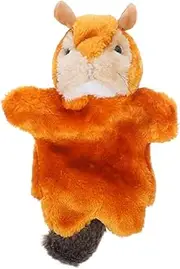 Squirrel Plush Hand Puppet for Soft Animal Doll for Storytelling and Imaginative Play for Early Childhood Education Parties and Parent Interaction