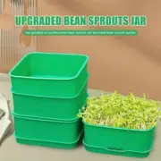 Plastic Hydroponic Sprout Planting Box Peanut Bean Sprout Pot Household Tray