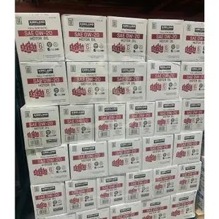 【四箱賣場】Costco 好市多 Kirkland 科克蘭 0W-20 全合成機油 0w20 946ml X 6瓶 機油