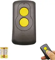 Garage Door Remote 27.145MHz for Elsema KEY-301, Door Opener Remote Control Replacement Transmitter with 2PCS Alkaline Compatible with FMT-201, FMT-301, FMT-401, 12 Dip Switches