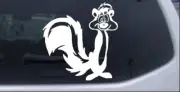 Pepe Le Pew Surprised Car or Truck Window Laptop Decal Sticker